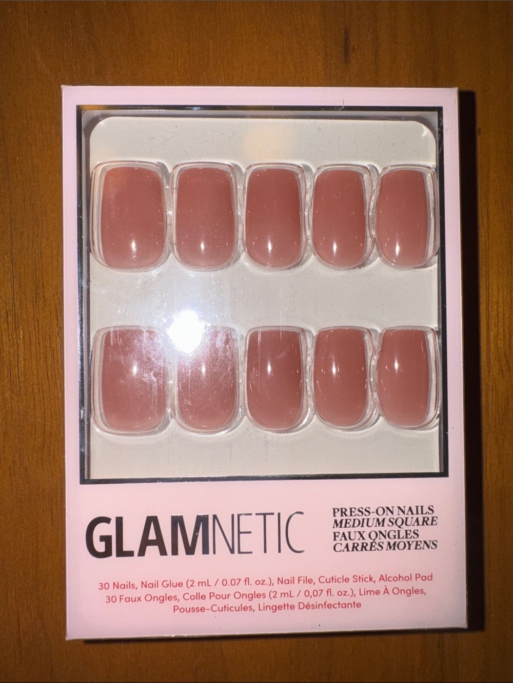 Glamnetic press on nails - Dusty Pink